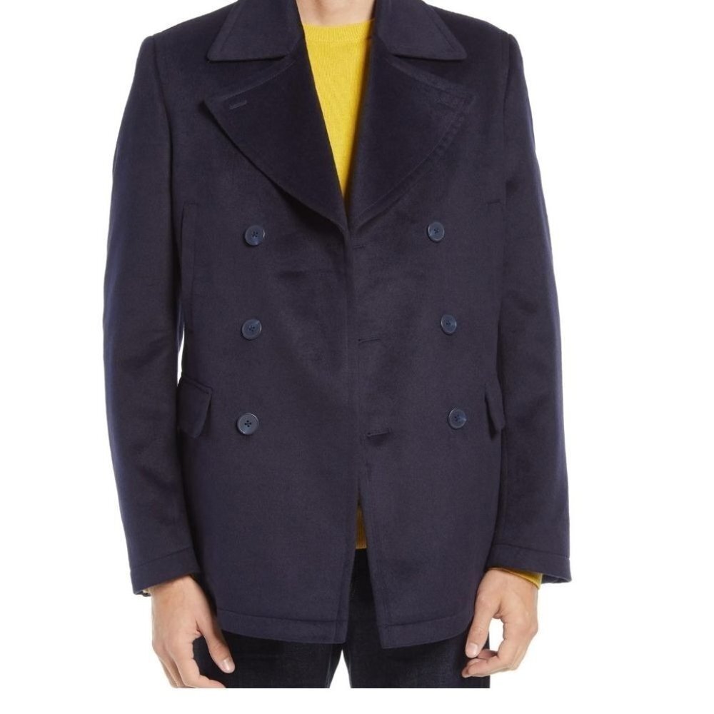 Nordstrom Men's Double Breasted Peacoat